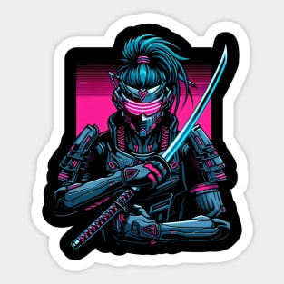 Cyberpunk Samurai Sticker